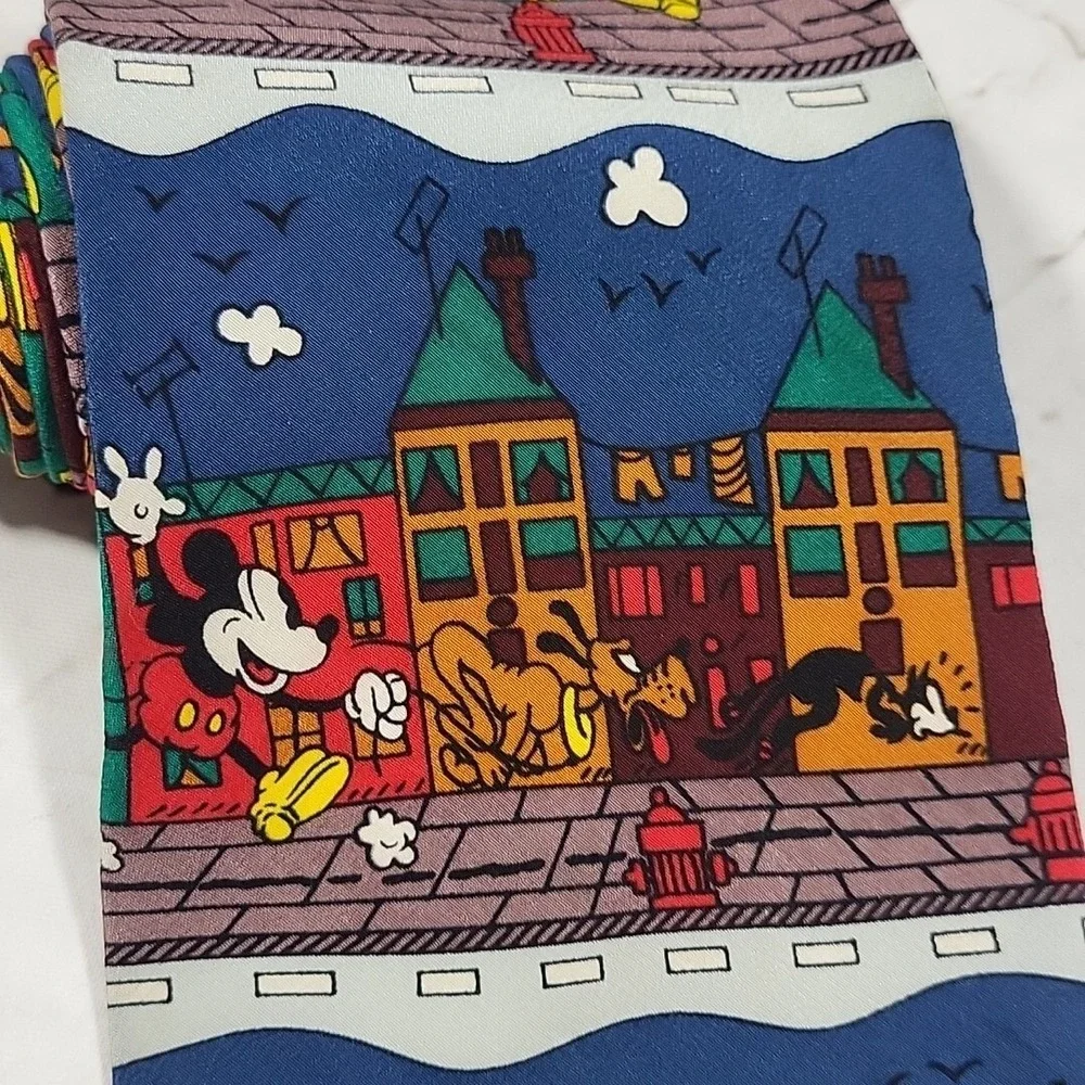 MICKEY UNLIMITED Neck tie Balancine Inc DISNEY Mickey‎ and Pluto Los Angeles USA